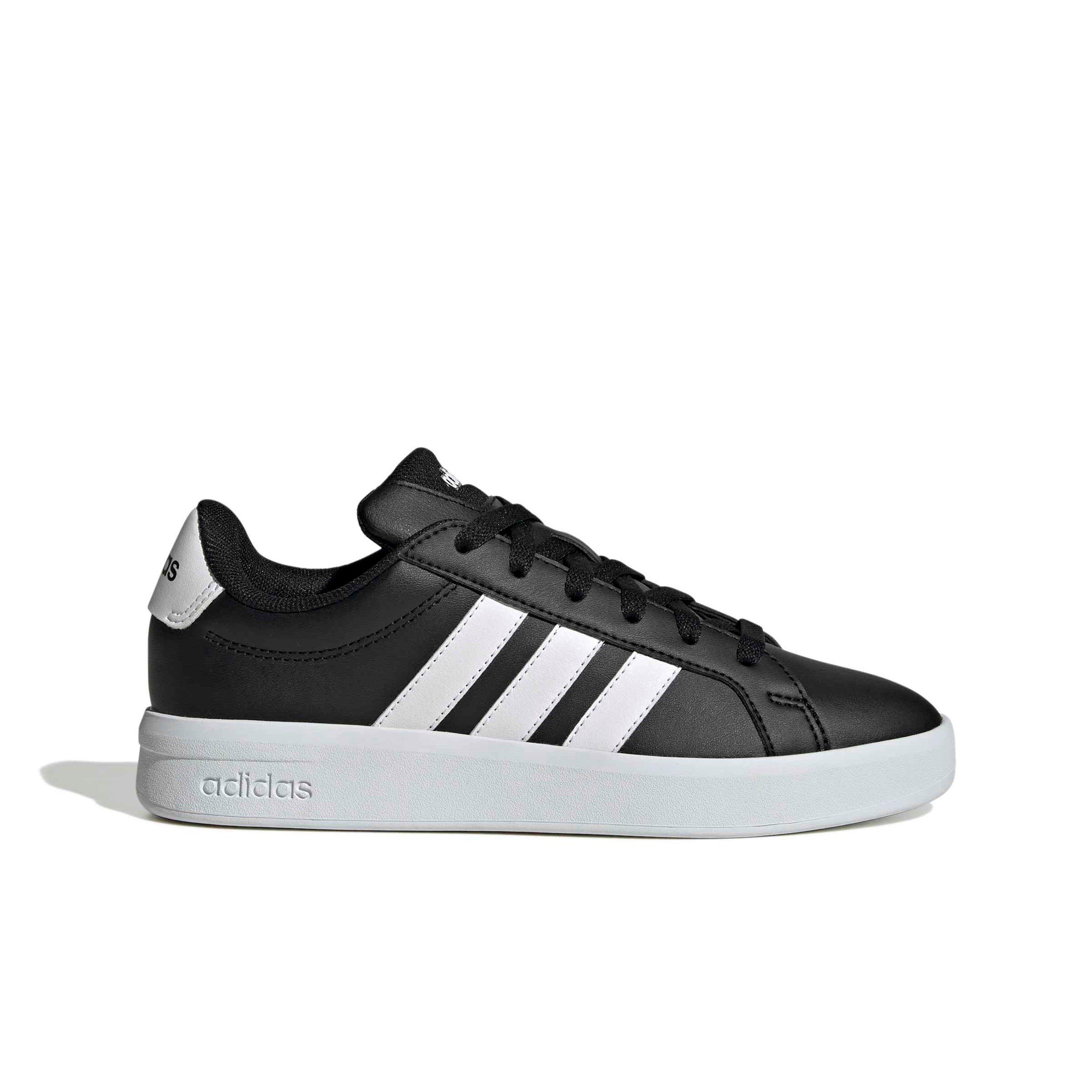 adidas Grand Court 3.0 "Core Black/Ftwr White/Ftwr White" Grade School Boys' Shoe - BLACK/WHITE/WHITE